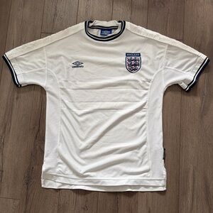 1999-2001 England Home Team Umbro Jersey